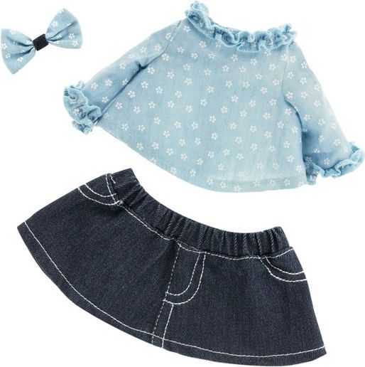Orange Toys Lucky Doggy  clothing set Denim Summer, Riflová sukýnka  L037 - obrázek 1