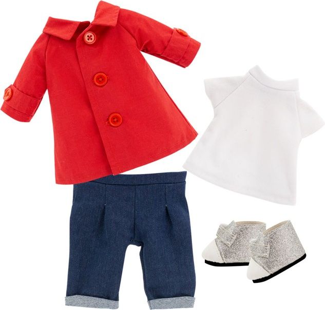 Orange Toys Lucky Doggy  clothing set Strawberry Ice Cream , Červená tepláková souprava L083 - obrázek 1