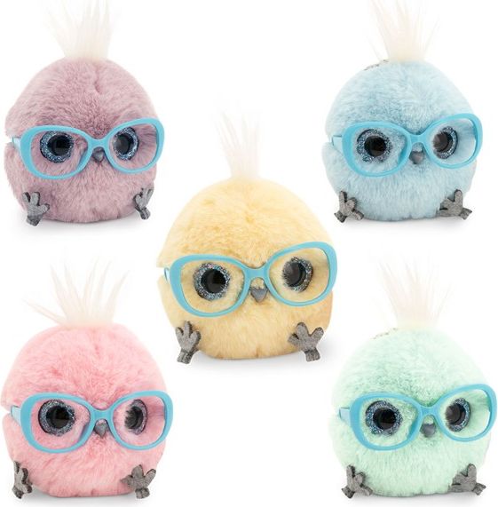 Orange Toys  Whozies Keychain Whozie with Big Glasses,  modré pískle s velkými brýlemi  15 cm  OT40-50/8 - obrázek 5