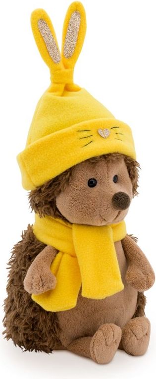 Orange Toys  Prickle the Hedgehog in Cap Bunny Ježek ve žluté čepici se zaječími oušky 20 cm OS001-87/20 - obrázek 3