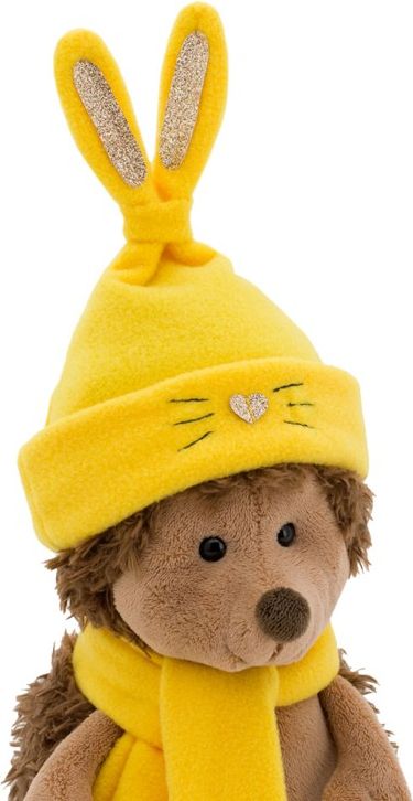 Orange Toys  Prickle the Hedgehog in Cap Bunny Ježek ve žluté čepici se zaječími oušky 20 cm OS001-87/20 - obrázek 5