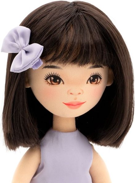 ORANGE TOYS obleček na  panenky Sweet Sisters -růžové šaty s růžičkami  S03 - obrázek 5