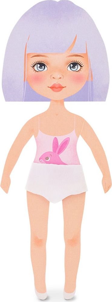 ORANGE TOYS obleček na  panenky Sweet Sisters -růžové šaty se stříbrnými flitry  S05 - obrázek 3