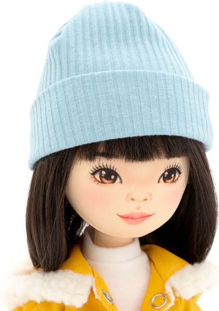 ORANGE TOYS obleček na  panenky Sweet Sisters -obleček s hořčicově žlutou bundou   S10 - obrázek 4