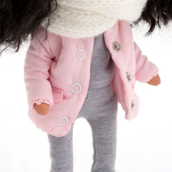 ORANGE TOYS obleček na  panenky Sweet Sisters -obleček s růžovou bundou   S11 - obrázek 3