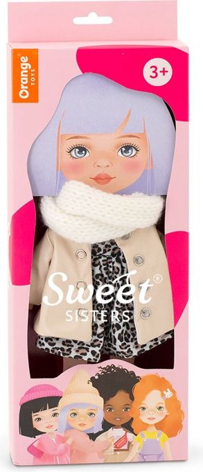 ORANGE TOYS obleček na  panenky Sweet Sisters -obleček se světlou bundou   S12 - obrázek 1