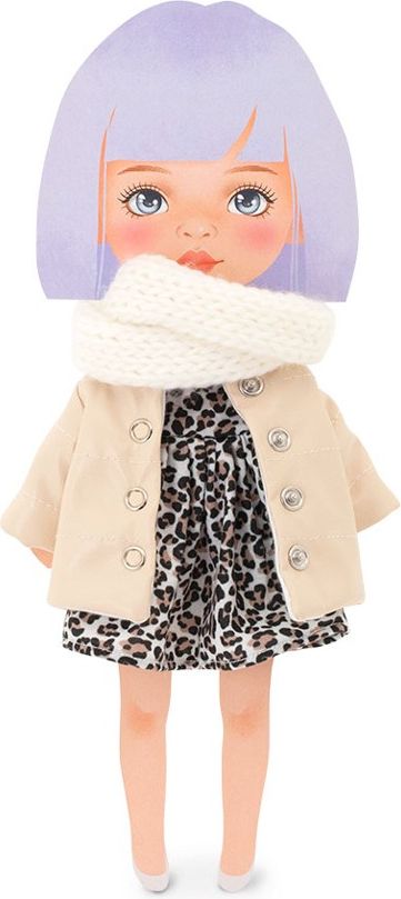 ORANGE TOYS obleček na  panenky Sweet Sisters -obleček se světlou bundou   S12 - obrázek 2