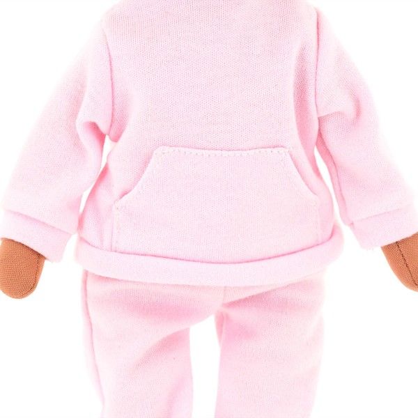 ORANGE TOYS obleček na  panenky Sweet Sisters -obleček - růžová tepláková souprava  S29 - obrázek 3