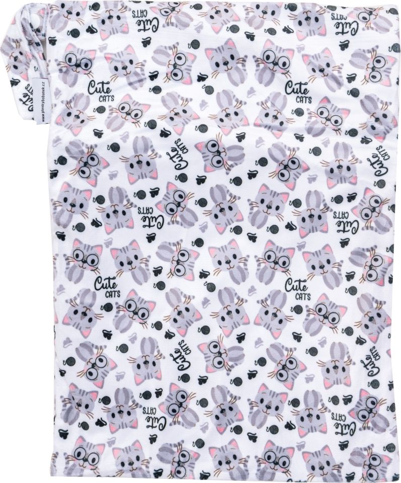 Bobánek Nepromokavá taška extra jemná normal - Cute cats - obrázek 2
