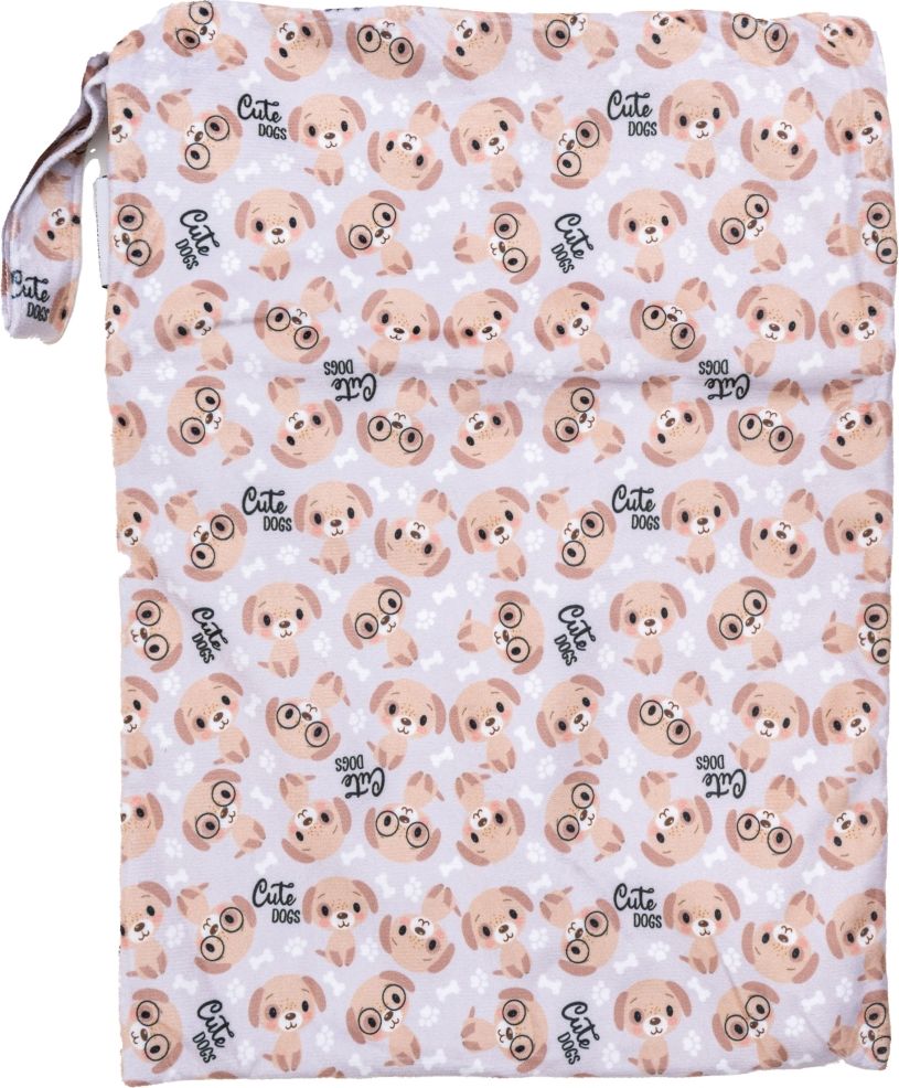 Bobánek Nepromokavá taška extra jemná normal - Cute dogs - obrázek 2