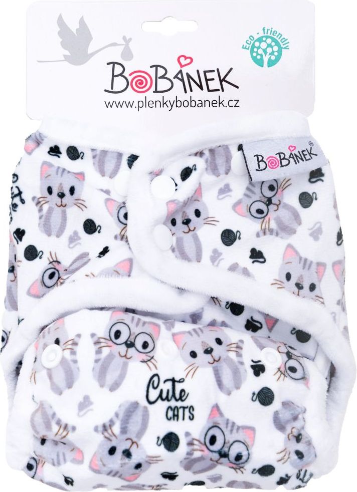 Bobánek Svrchní kalhotky extra jemné patentky - Cute cats - obrázek 1