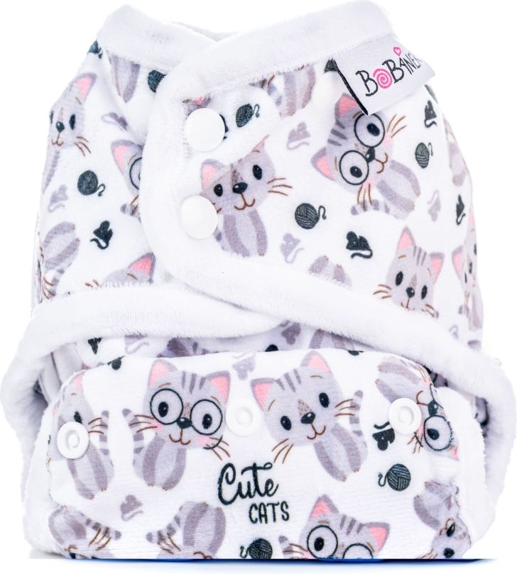 Bobánek Svrchní kalhotky extra jemné patentky - Cute cats - obrázek 2