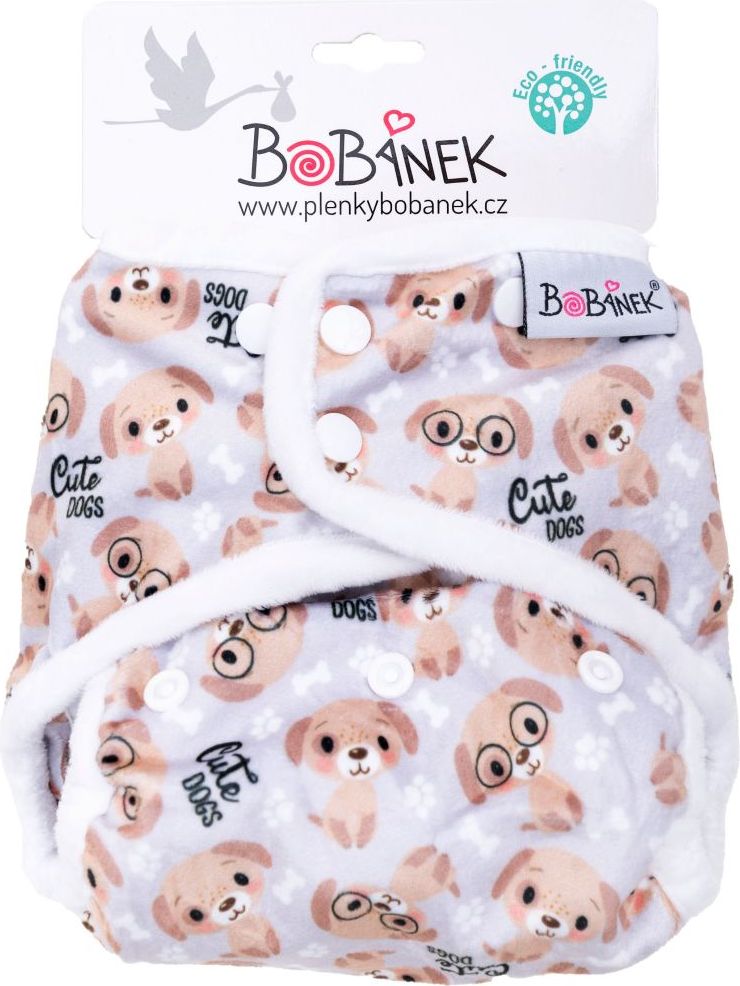 Bobánek Svrchní kalhotky extra jemné patentky - Cute dogs - obrázek 1