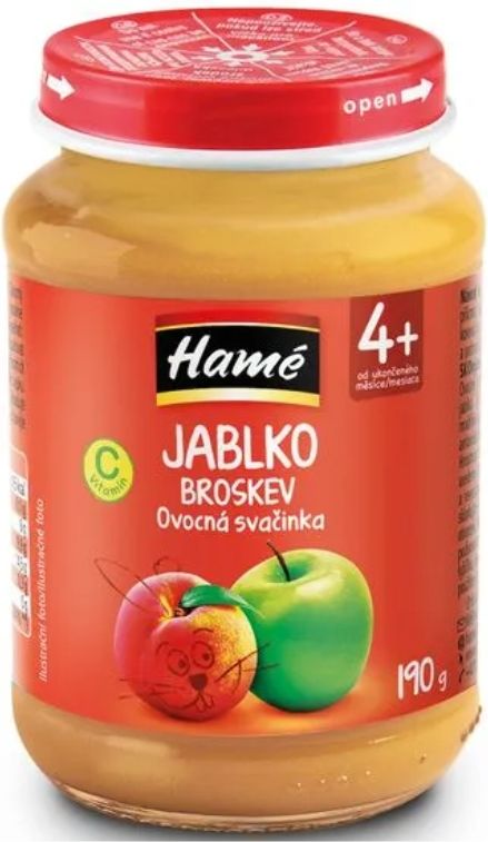 Hamé Jablko-broskev 190 g - obrázek 1