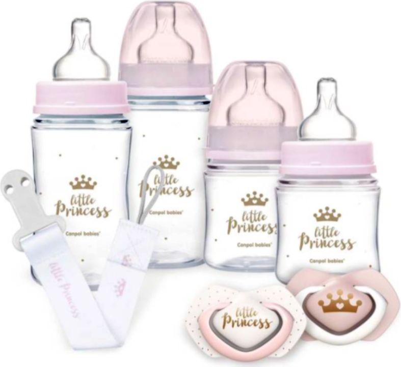 Canpol Babies novorozenecká sada Royal Baby Little Princess růžová - obrázek 2