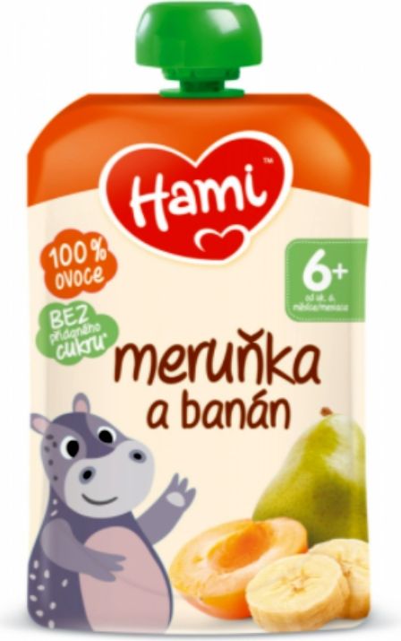 HAMI Meruňka a banán 100 g - obrázek 1