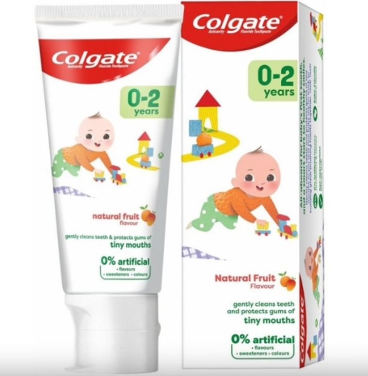 Colgate Smiles Baby 0-2 roky zubní pasta pro děti 50 ml - obrázek 1