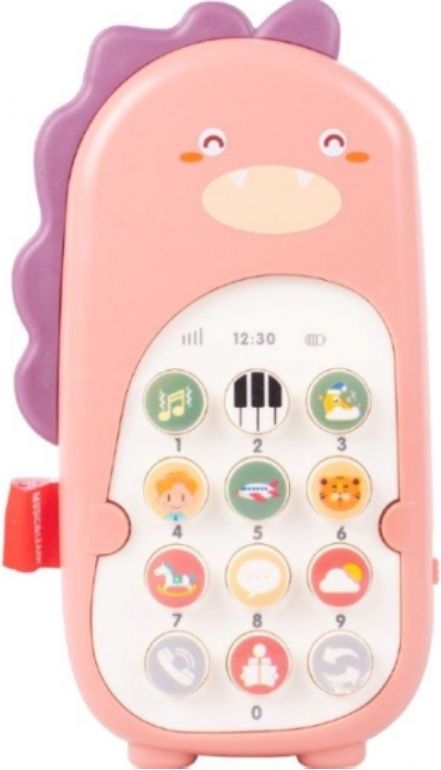 Dino Tulimi Interaktivní hračka Telefonsaurus růžový - obrázek 1