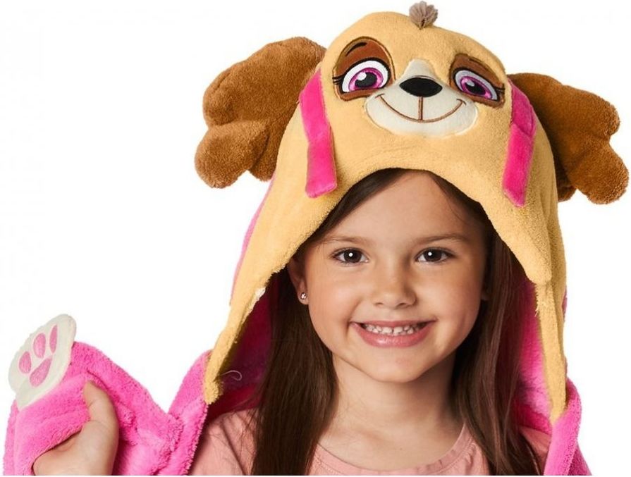 Carbotex · Dětská / dívčí deka s kapucí Tlapková patrola - Paw Patrol - motiv Skye - Coral fleece 230 g/m² - růžová - 110 x 140 cm - obrázek 2