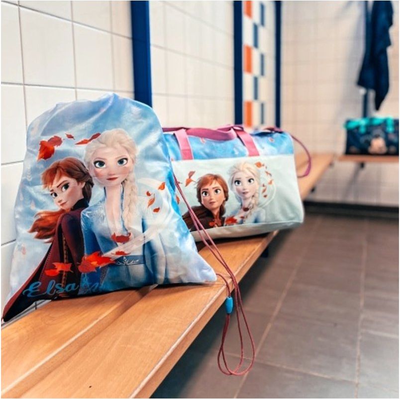 Vadobag · Dětská / dívčí sportovní / cestovní taška Ledové království - Frozen - sv. modrá - 18L - obrázek 5