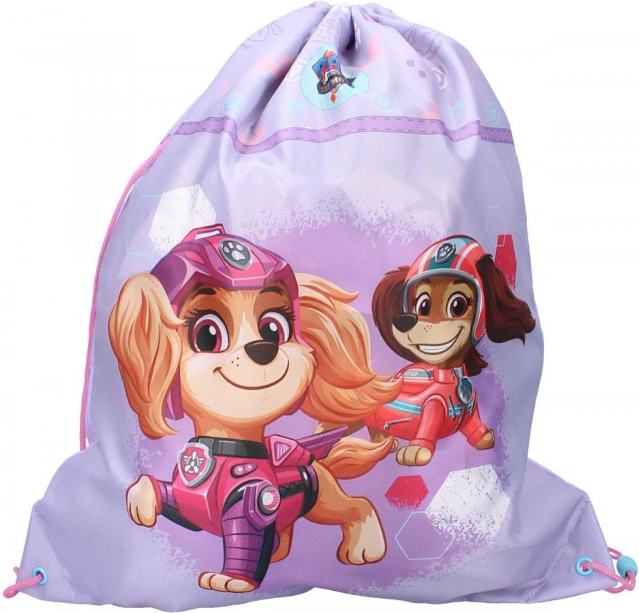 Vadobag · Dětský / dívčí sáček na přezůvky / vak na záda Tlapková patrola ve filmu - Paw Patrol: The Movie - obrázek 1