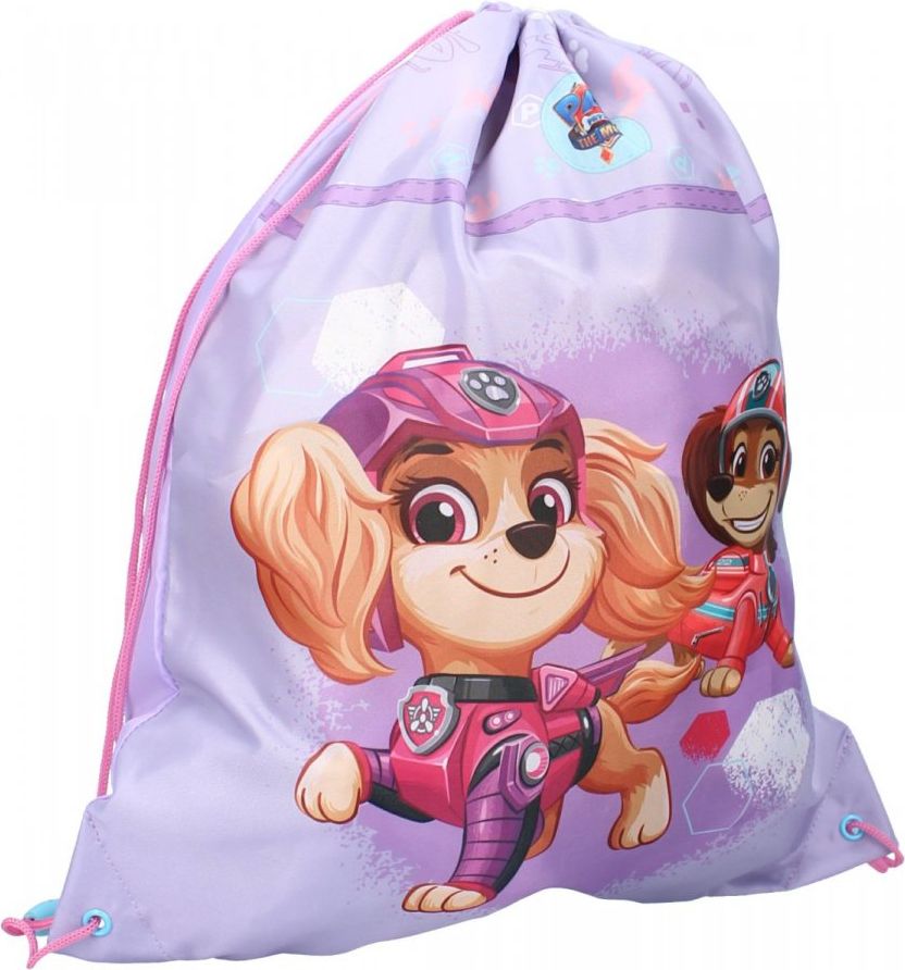 Vadobag · Dětský / dívčí sáček na přezůvky / vak na záda Tlapková patrola ve filmu - Paw Patrol: The Movie - obrázek 2
