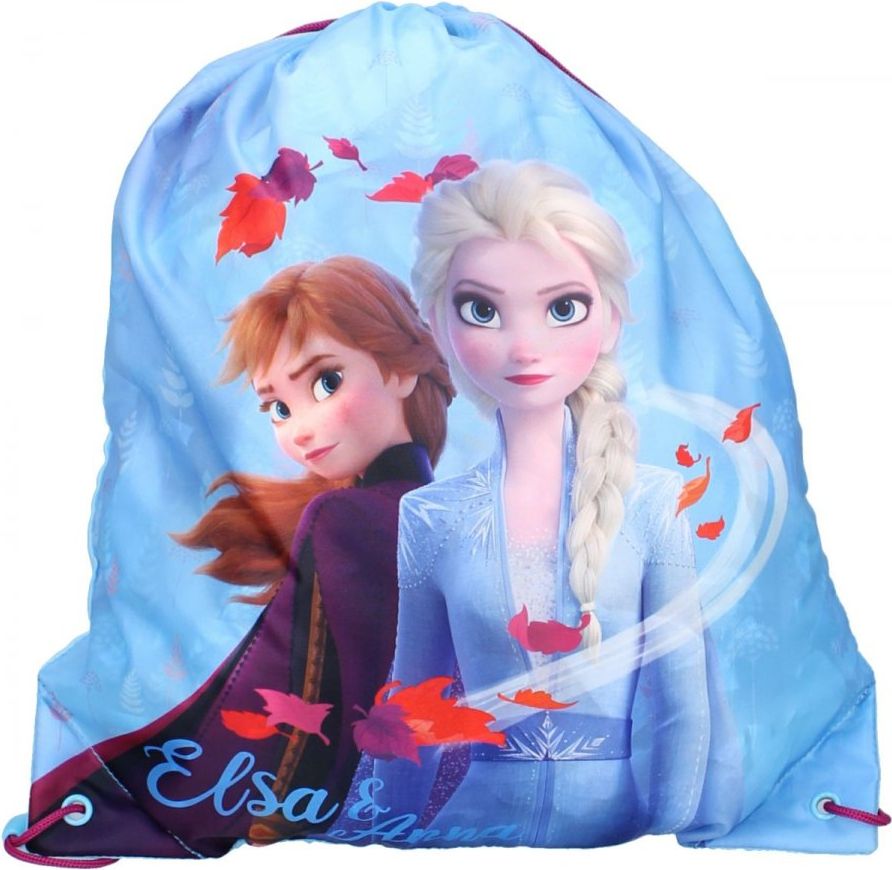 Vadobag · Sáček na přezůvky / vak na záda Ledové království - Frozen - motiv Anna a Elsa - obrázek 1