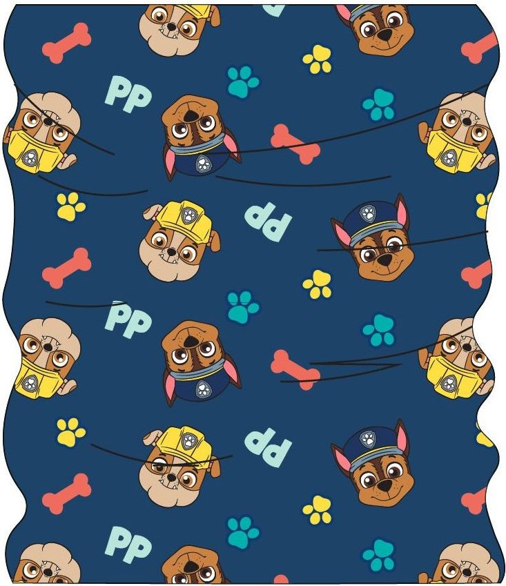 E plus M · Dětský / chlapecký multifunkční šátek Tlapková patrola - Paw Patrol - obrázek 1