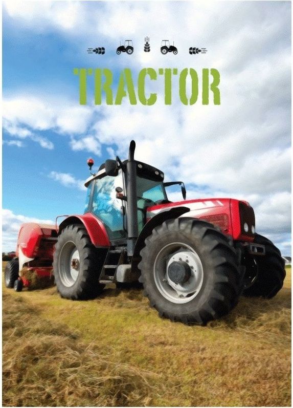 BrandMac · Fleecová deka Červený traktor - 100 x 140 cm - obrázek 1