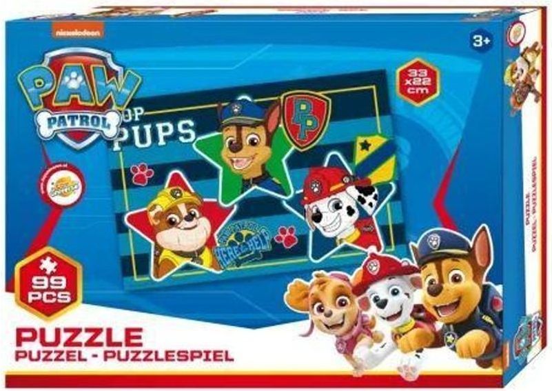 Toy Universe · Puzzle pro kluky Tlapková patrola - Paw Patrol - 99 dílků - obrázek 1