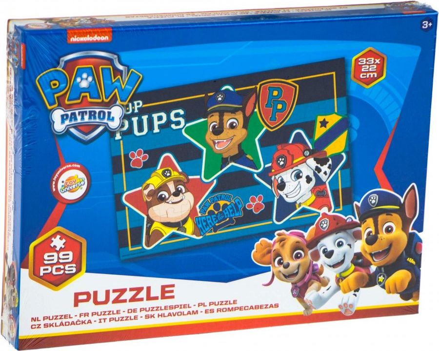 Toy Universe · Puzzle pro kluky Tlapková patrola - Paw Patrol - 99 dílků - obrázek 2