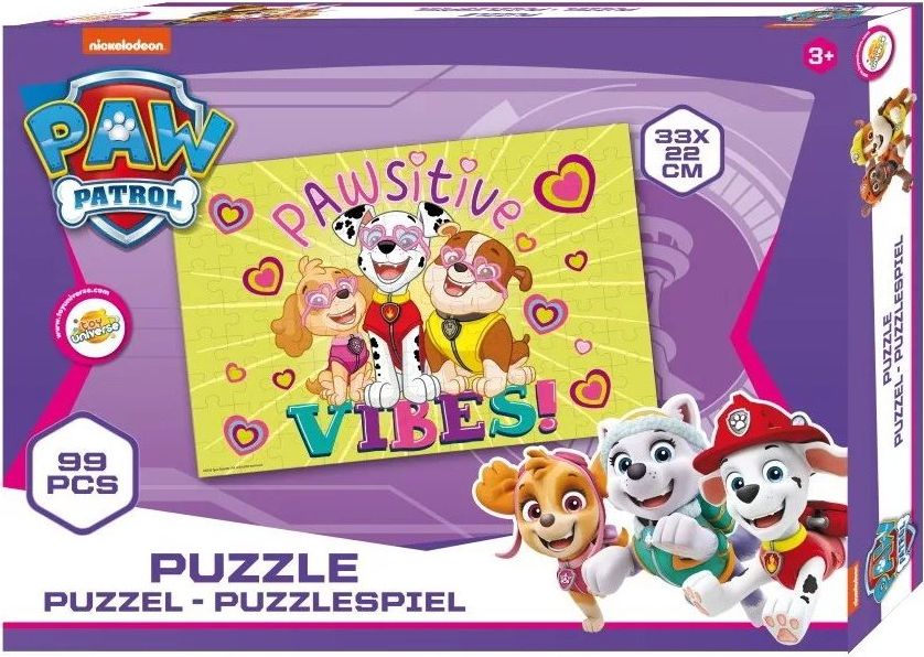 Toy Universe · Puzzle pro holky Tlapková patrola - Paw Patrol - 99 dílků - obrázek 1