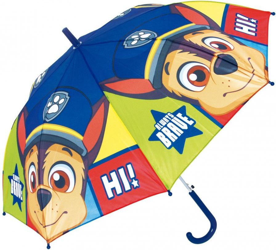 MLC · Dětský / chlapecký vystřelovací deštník Tlapková patrola - Paw Patrol - motiv policista Chase - obrázek 1