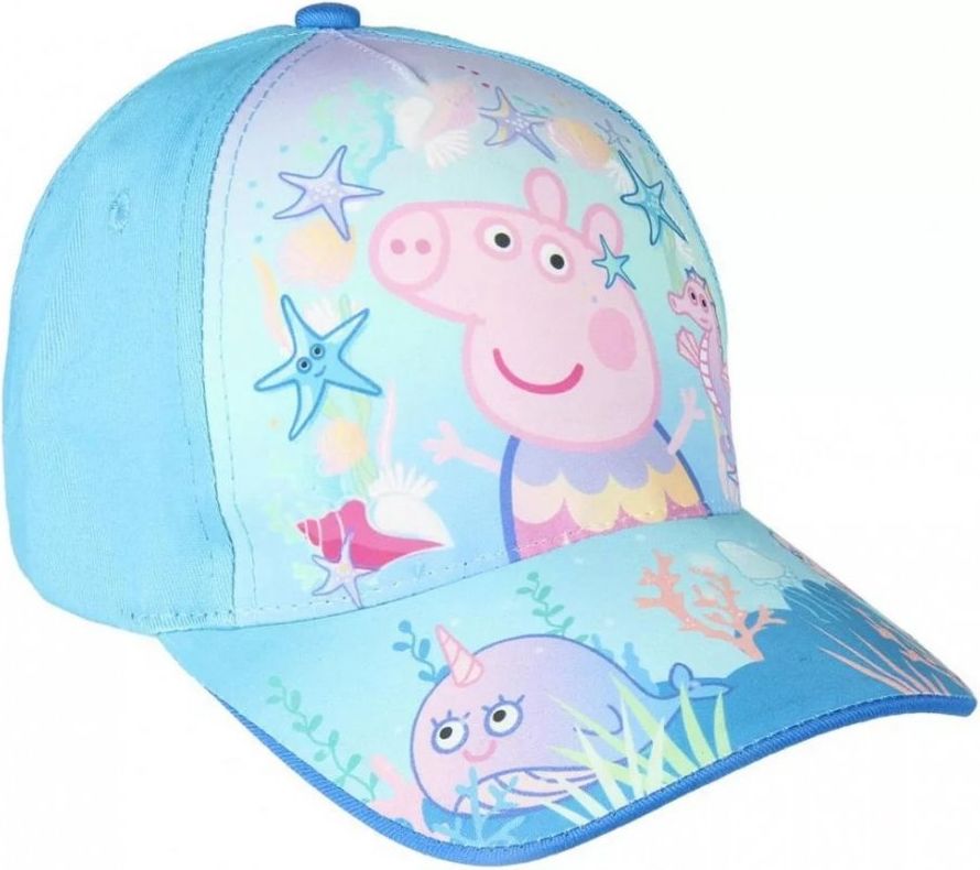 CERDÁ · Dětská kšiltovka Prasátko Peppa - Peppa Pig - motiv svět pod vodou - vrl. 51 - obrázek 1