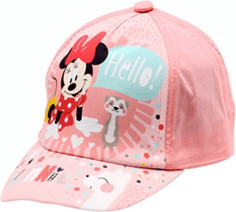 Setino · Dívčí / dětská kšiltovka Minnie Mouse - Disney - motiv Hello! 48 Broskvová - obrázek 1