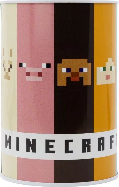 Stor · Velká plechová pokladnička Minecraft - 10 x 15 cm - obrázek 2