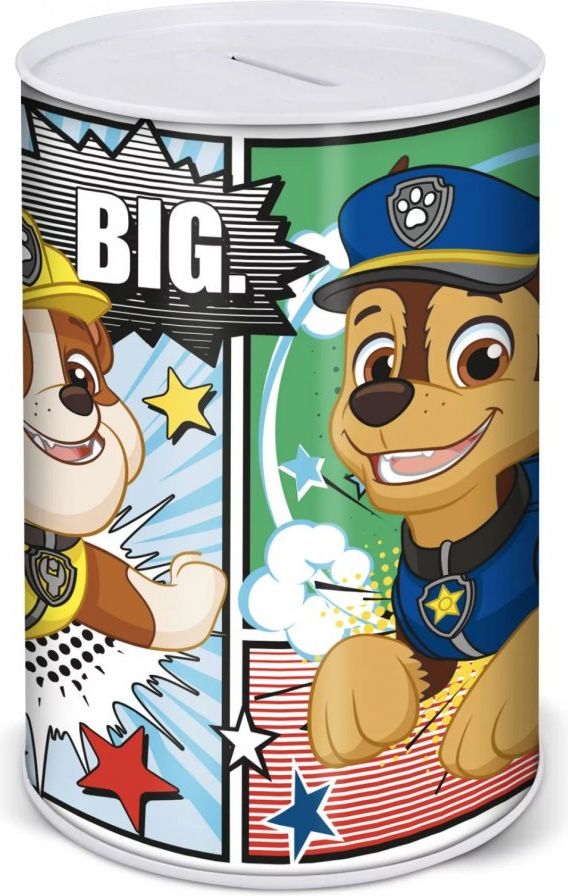 Stor · Velká dětská plechová pokladnička Tlapková patrola - Paw Patrol - 10 x 15 cm - obrázek 1