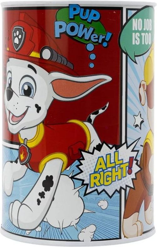 Stor · Velká dětská plechová pokladnička Tlapková patrola - Paw Patrol - 10 x 15 cm - obrázek 3