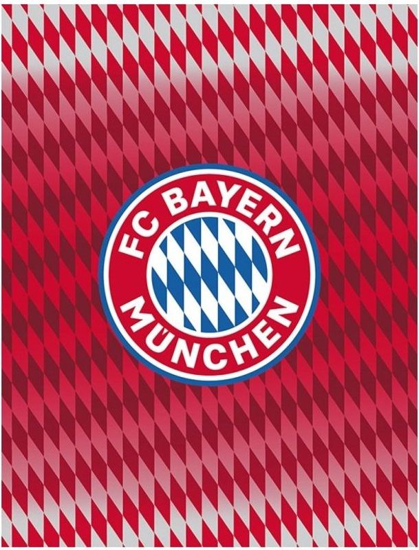Carbotex · Fotbalová fleecová deka FC Bayern Mnichov - motiv Diamonds - 130 x 170 cm - obrázek 2