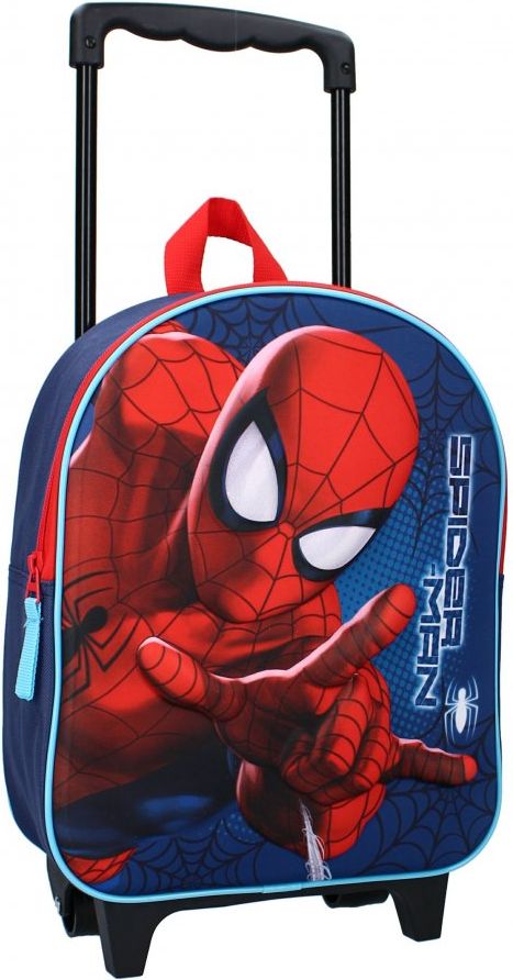Vadobag · Dětský / chlapecký cestovní 3D batoh na kolečkách Spiderman - MARVEL - obrázek 1