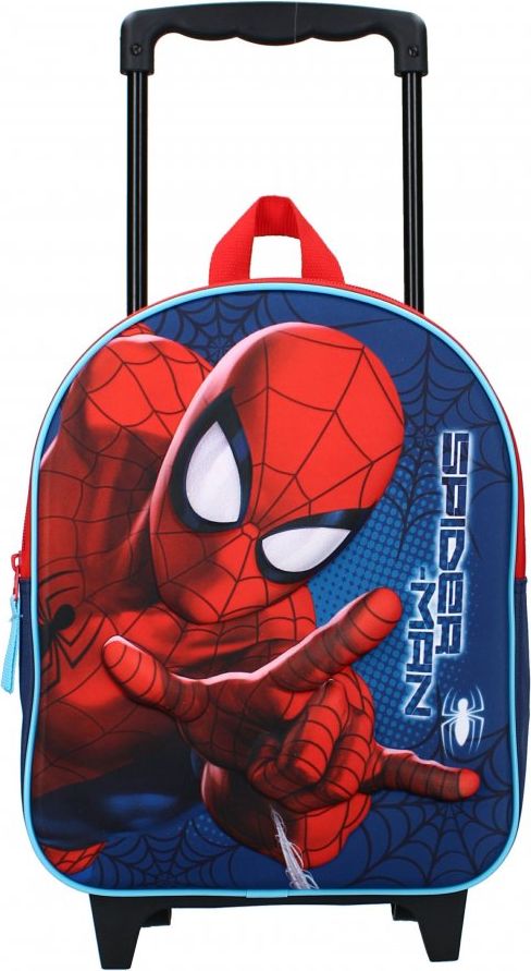 Vadobag · Dětský / chlapecký cestovní 3D batoh na kolečkách Spiderman - MARVEL - obrázek 2