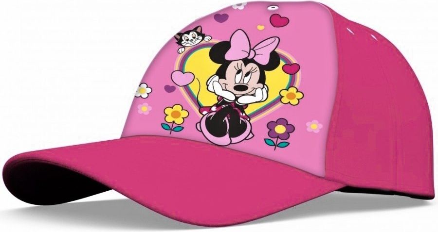 EUROSWAN · Dětská / dívčí kšiltovka Minnie Mouse a srdíčka - Disney 50 - obrázek 1