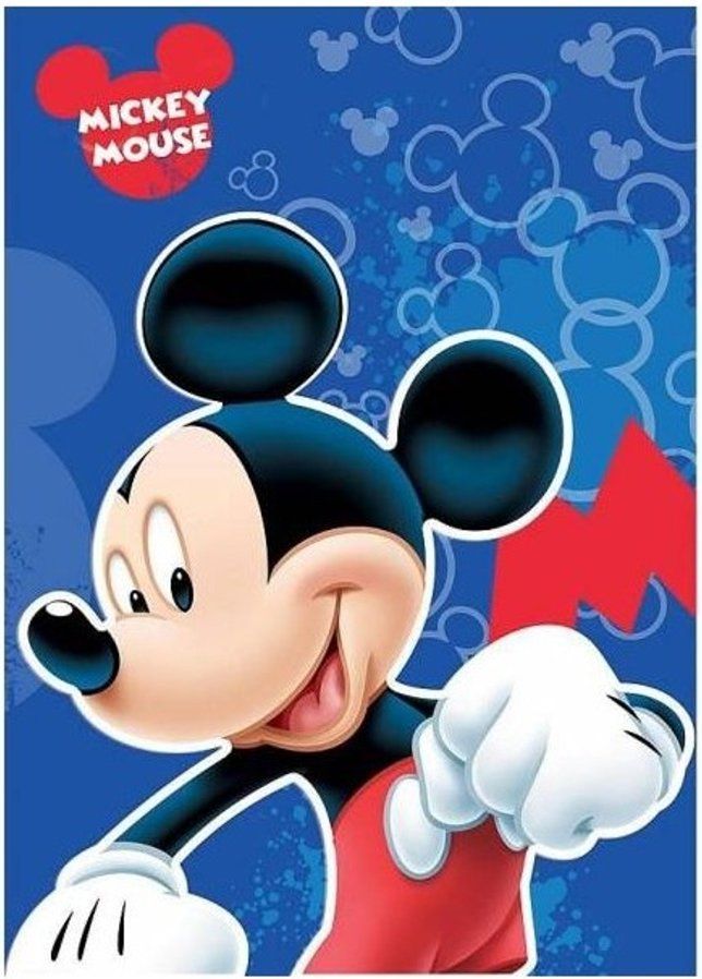 Faro · Fleecová deka Disney Junior - Mickey Mouse - 100 x 120 cm - obrázek 1