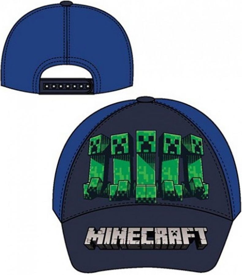 Fashion.uk · Dětská kšiltovka Minecraft - modrá 52 - obrázek 3