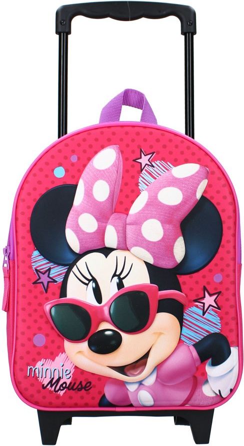 Vadobag · Dětský / dívčí cestovní 3D batoh na kolečkách - trolley - Minnie Mouse - Disney - obrázek 2
