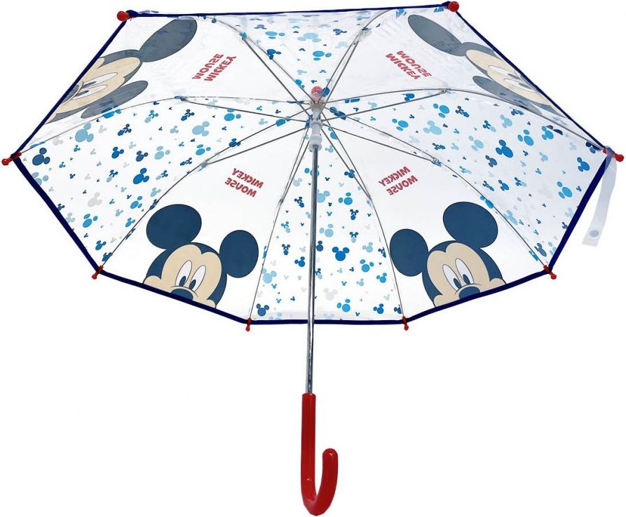 Vadobag · Dětský / chlapecký transparentní deštník Mickey Mouse - Disney - obrázek 2