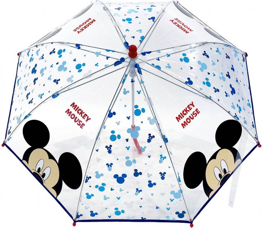 Vadobag · Dětský / chlapecký transparentní deštník Mickey Mouse - Disney - obrázek 3
