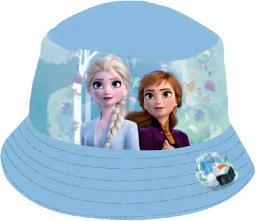 Exity · Dětský / dívčí klobouk Ledové království - Frozen - motiv Anna a Elsa 52 Modrá - obrázek 1