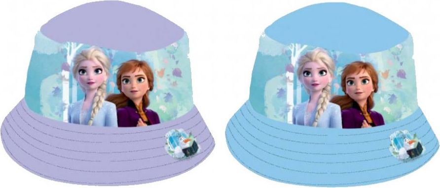 Exity · Dětský / dívčí klobouk Ledové království - Frozen - motiv Anna a Elsa 52 Modrá - obrázek 2