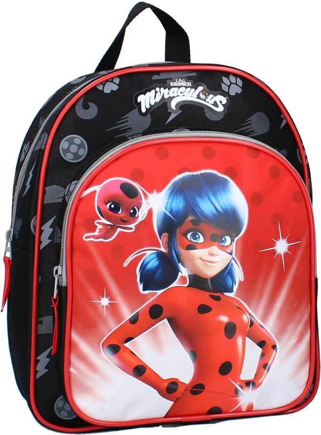 Vadobag · Dětský / dívčí batoh s přední kapsou Kouzelná beruška - Miraculous Ladybug - obrázek 1
